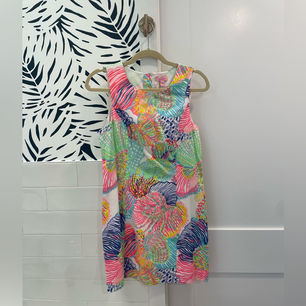 Lilly Pulitzer Mila Shift Dress Size 6 Multi Roar of the Seas